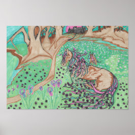Póster Unicorn Meadow