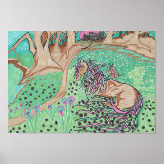 Póster Unicorn Meadow