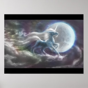 Póster Unicorn Moon