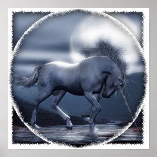 Póster Unicorn Moon
