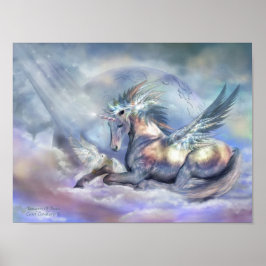 Póster Unicorn Of Peace Art Poster/Print