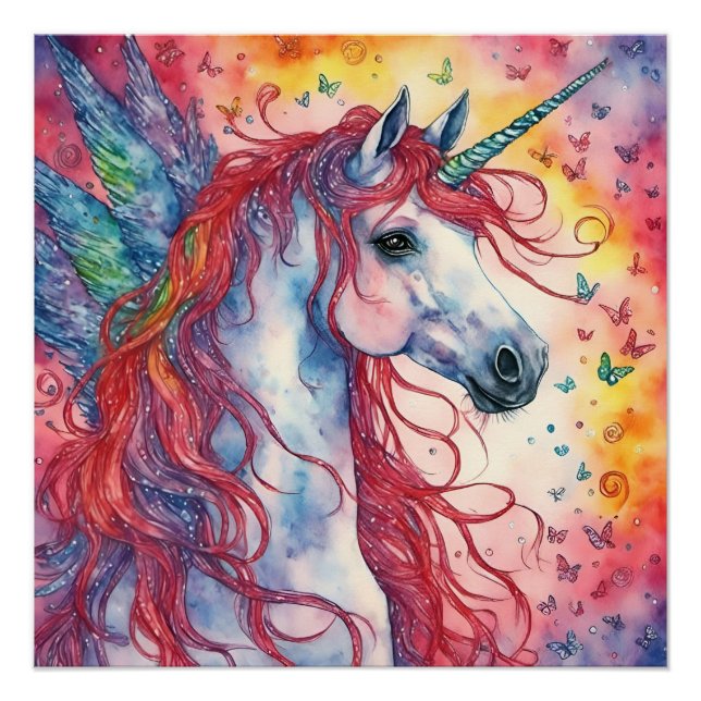 Póster Unicorn Pegasus (Anverso)