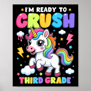 Póster Unicorn Tercer Grado Aquí Vengo De Vuelta Al Coleg