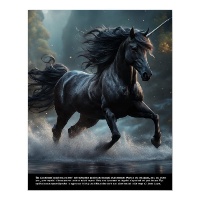 Póster Unicornio (Anverso)