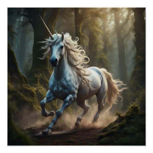Póster Unicornio (Anverso)