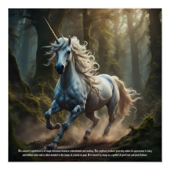 Póster Unicornio (Anverso)