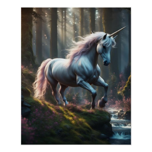 Póster Unicornio (Anverso)