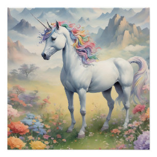 Poster unicornio