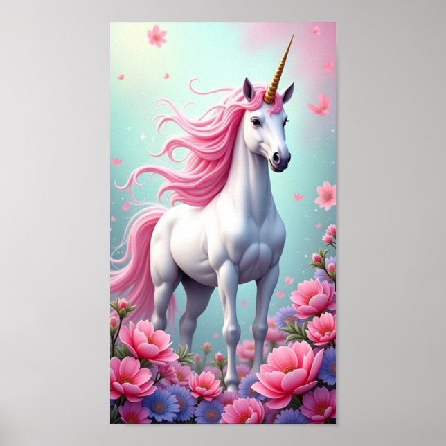 Póster Unicornio (Frente)