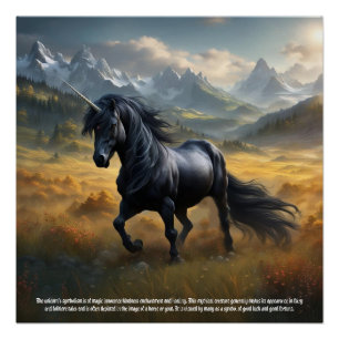 Póster Unicornio