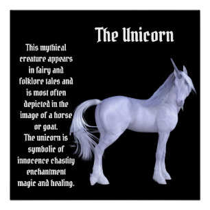 Póster Unicornio