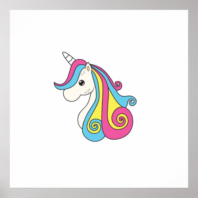 Póster unicornio (Frente)