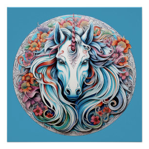 Póster Unicornio