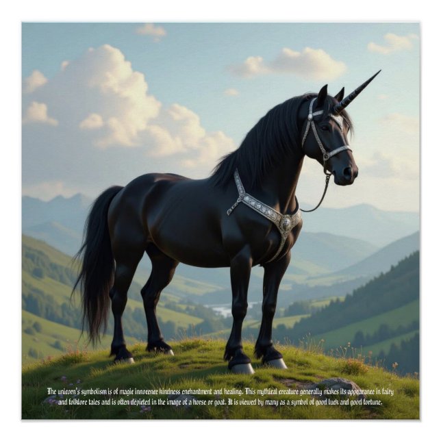 Póster Unicornio (Anverso)