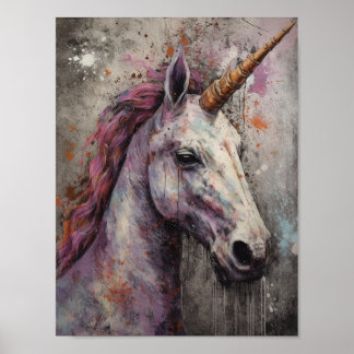 Póster Unicornio de bonito