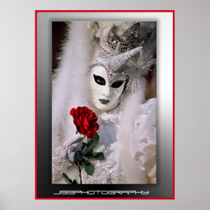 Póster unicornio de carnaval