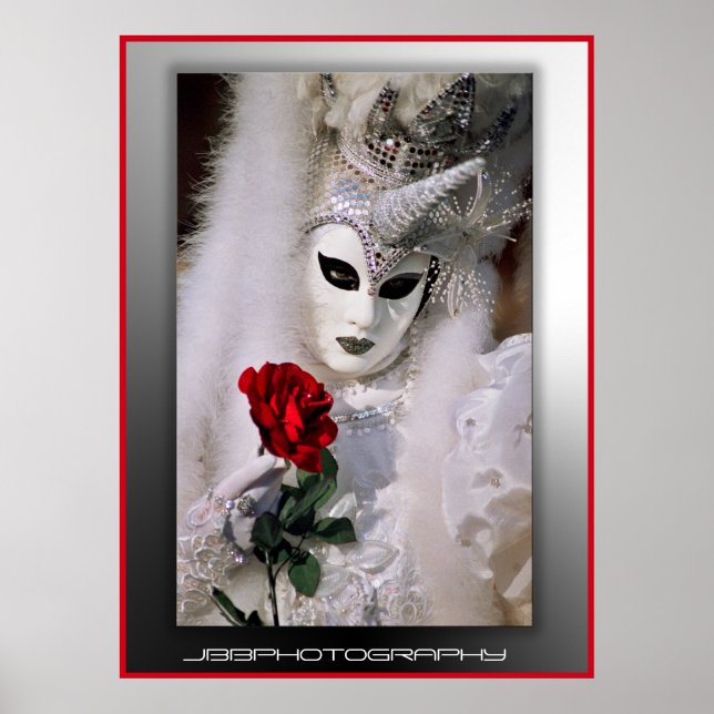 Póster unicornio de carnaval (Frente)