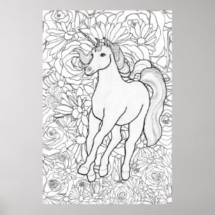 Póster Unicornio Invisible