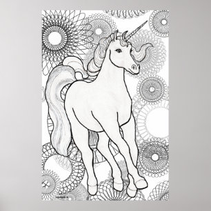 Póster Unicornio Invisible