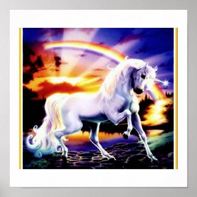Póster Unicornio mágico (Frente)