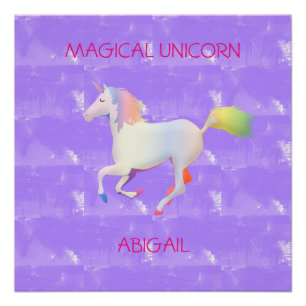 Póster Unicornio mágico