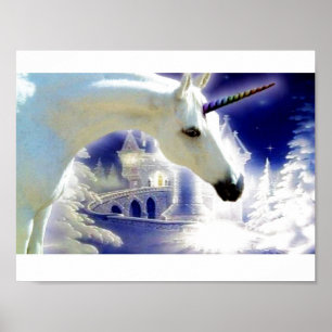 Póster Unicornio mágico