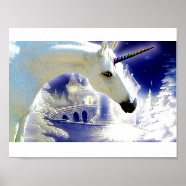 Póster Unicornio mágico (Frente)