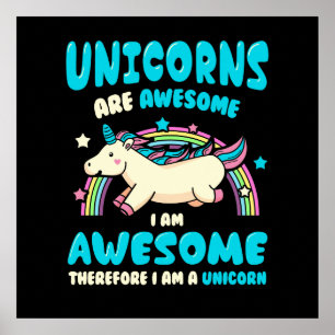 Póster Unicornio mágico