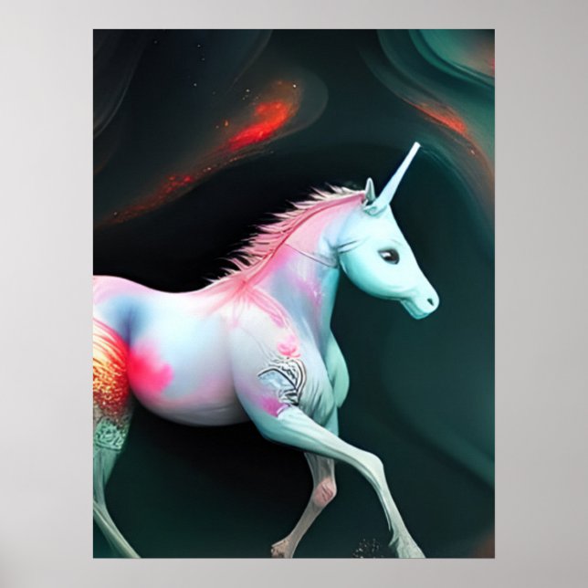 Póster Unicornio mágico (Frente)