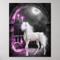 Unicornio mágico rosa