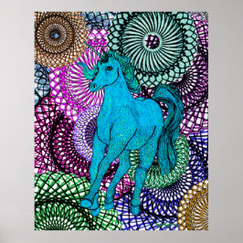 Póster Unicornio único