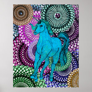 Póster Unicornio único