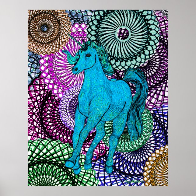 Póster Unicornio único (Frente)