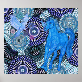 Póster Unicornio único