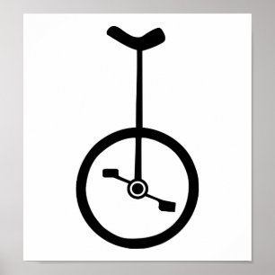 Póster Unicycle