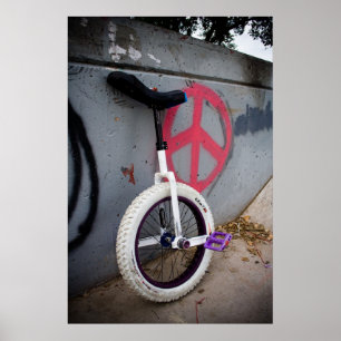 Póster Unicycle for Peace