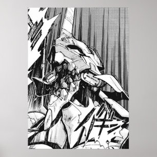 Póster Unidad de Evangelion 01 Berserk Manga