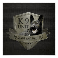 Unidad K-9 - Unidad de policía - Pastor alemán