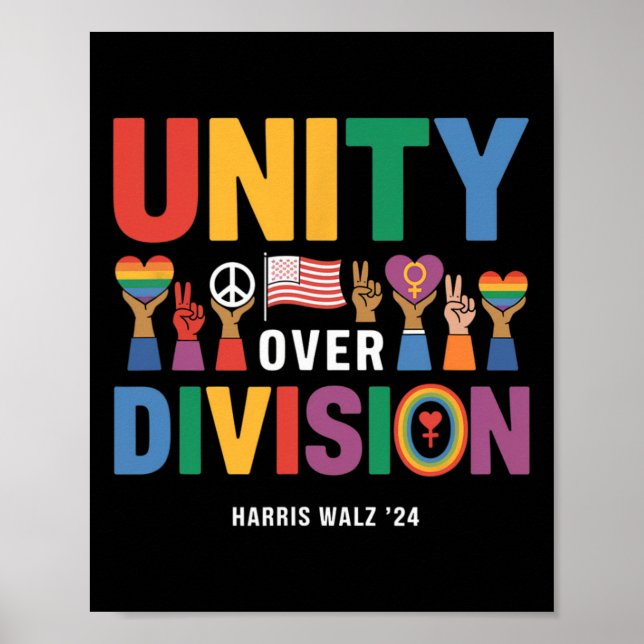 Póster Unidad sobre División Pride Harris W 24 (Frente)