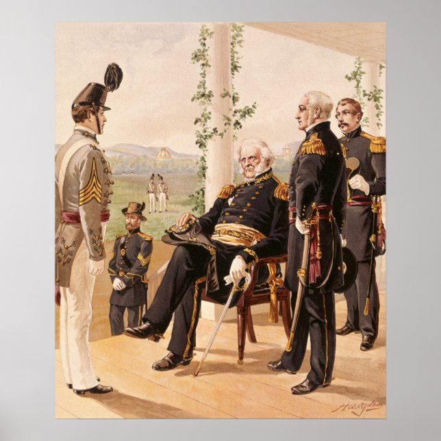 Póster Uniforms of the American army (Frente)