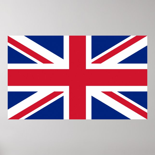 Póster Unión Británica Jack (Frente)