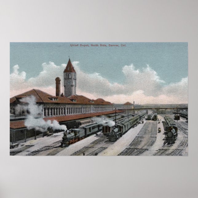 Póster Union Depot Railroad North Side (Frente)