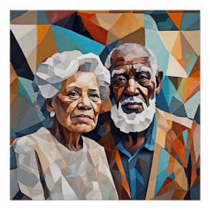 Póster Unión en tonos