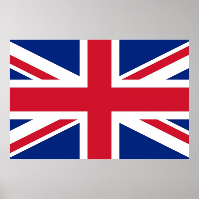 Póster Unión Jack ~ Bandera británica (Frente)