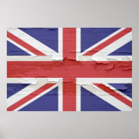 Union Jack Weathered Paint