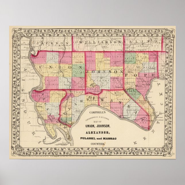 Póster Unión, Johnson, Alexander, Pulaski (Frente)