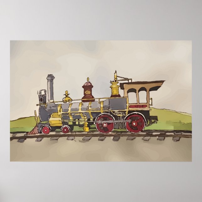Póster Union Pacific No. 119 en Promontory Summit  (Frente)