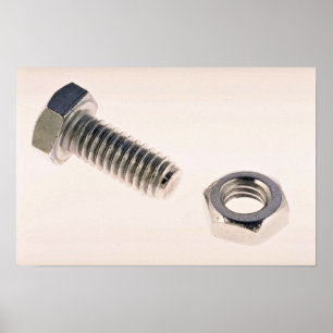 Póster Unique Nut and bolt