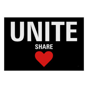 Póster Unir la democracia política