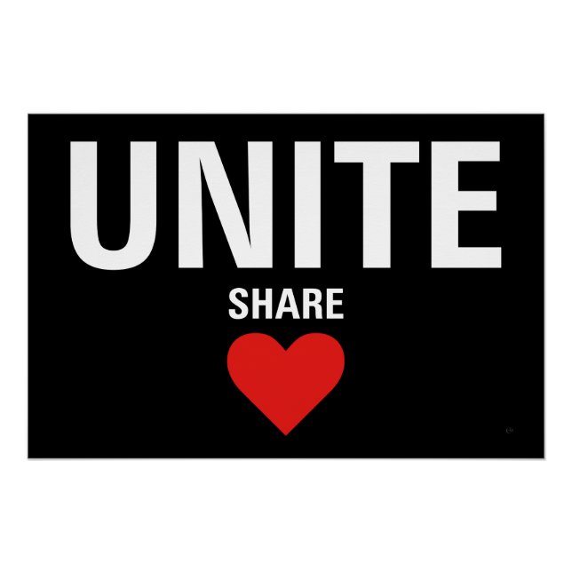 Póster Unir la democracia política (Anverso)